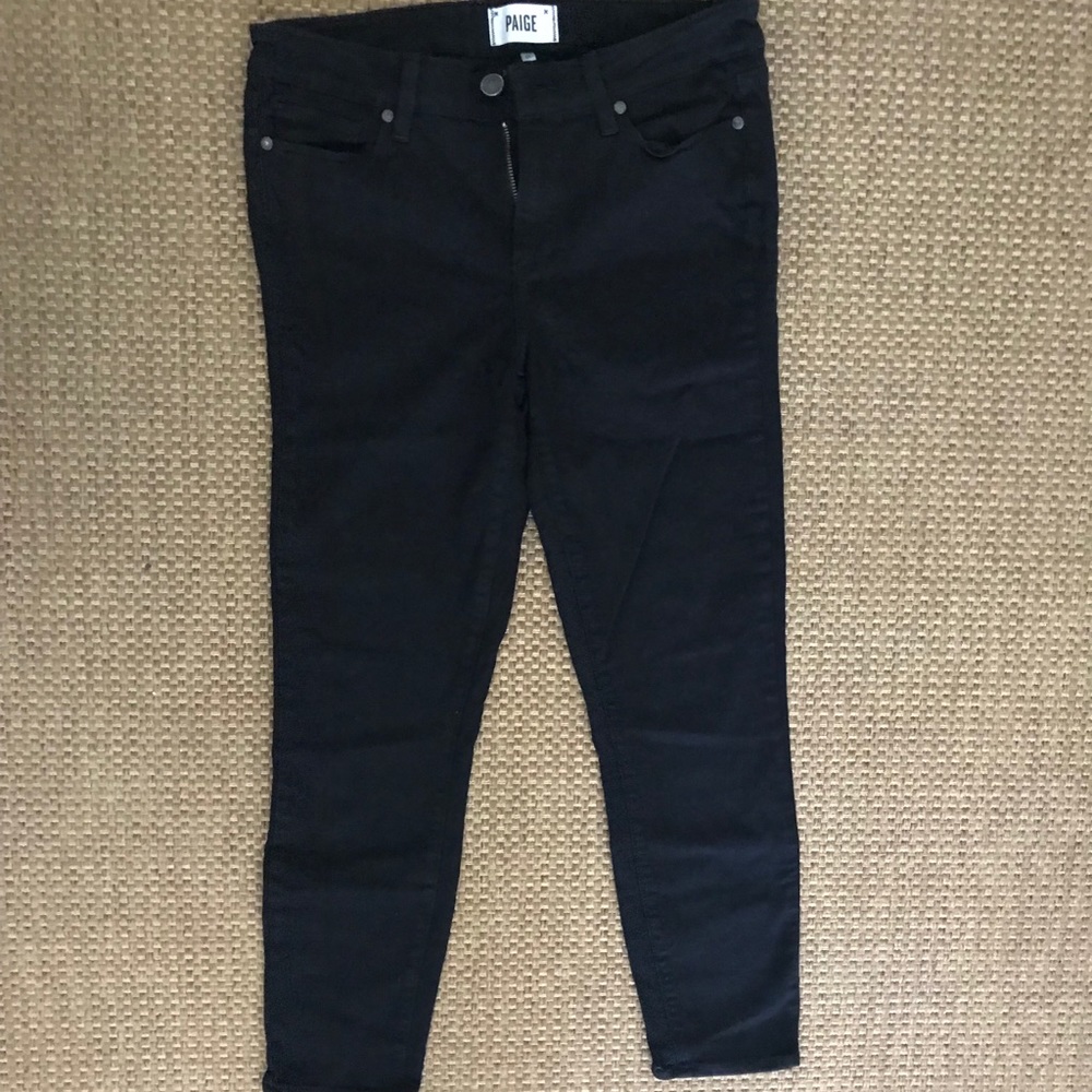 Paige black jeans, size 30